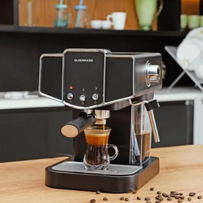 15 Bar Espresso Coffee Maker Electric Food Grinder