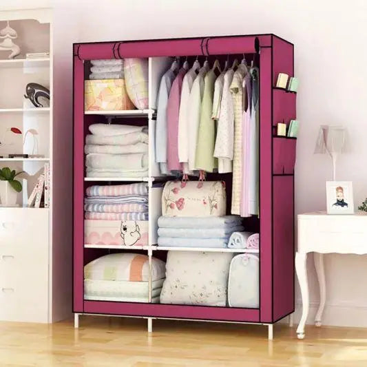 Foldable Wardrobe Canvas Storage Foldable Canvas Storage Wardrobe